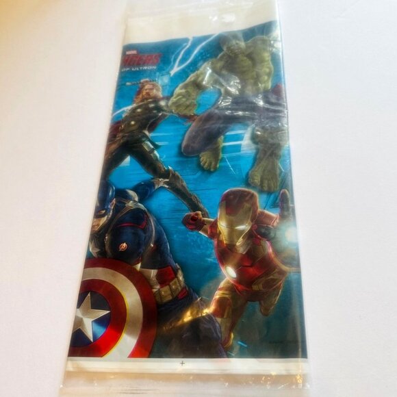 DesignWare Marvel Avengers Age of Ultron Tablecover Tablecloth 54"x96" Ironman - Picture 2 of 5